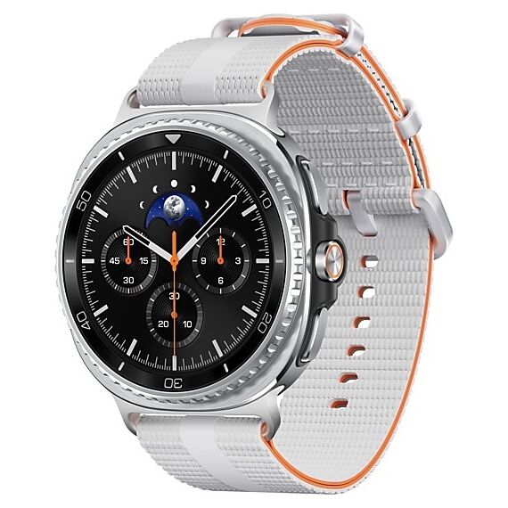 Galaxy Watch8 Classic | 46 мм | Black | Athleisure/White | M/L, Размер: 46 мм, Цвет: Black, Тип ремешка: Athleisure, Цвет ремешка: White, Размер ремешка: M/L, Подключение часов: Bluetooth / Wi-Fi